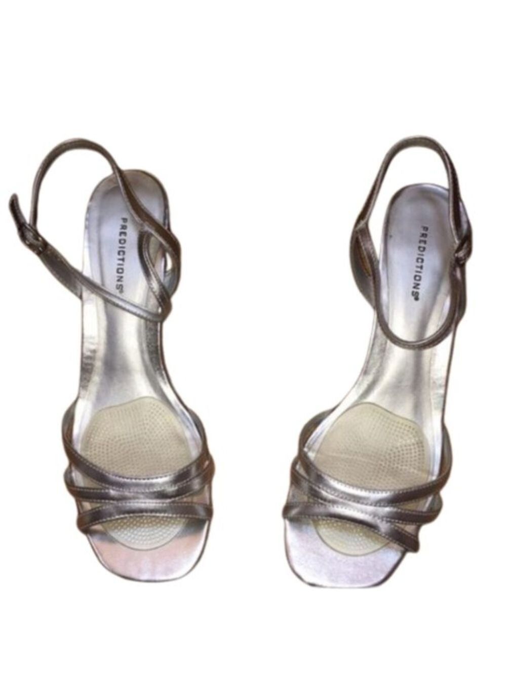 Silver Sandals from Jacklyn Smith by Kmart Size 7 1/2 in‎ Great Condition
